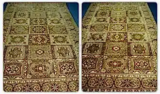 Результат химчистки ковра