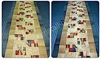 Пример химчистки ковра