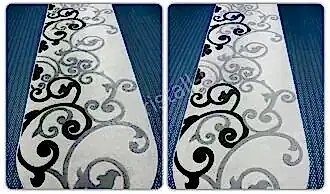 До и после химчистки ковра